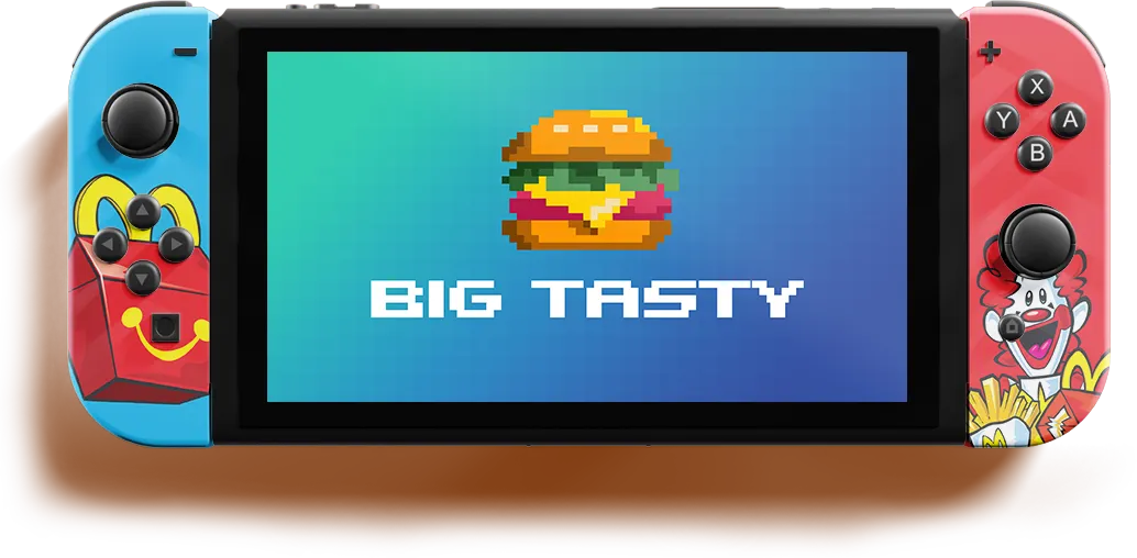 Switch con juego de Big Tasty